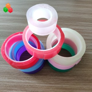 China design größe farbe ausgezeichnete qualität waschbar wiederverwendbare doppelseitige starke selbstklebende gel grip magic nano saugband